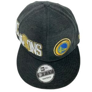Golden State Warriors '17 NBA Champions Flat Bill 9Fifty Snapback Hat by New Era